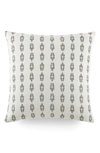 Ienjoy Home Folk Leaves Cotton Throw Pillow In Gray