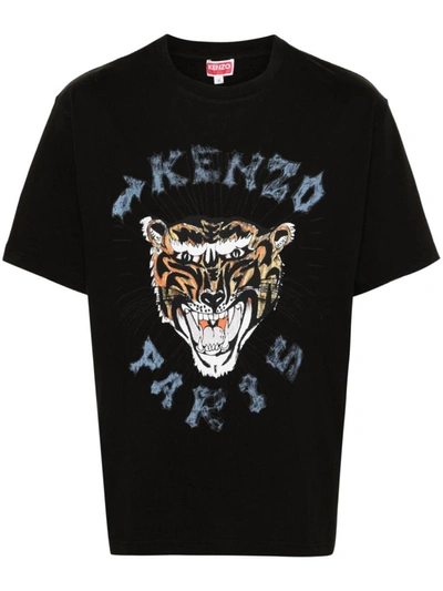 Kenzo T-shirt Print In Black