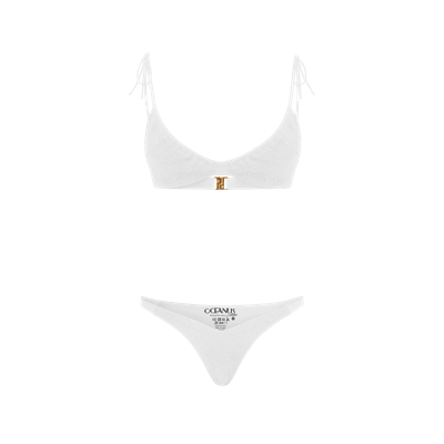 Oceanus Swimwear Ariel Bikini White