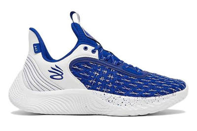 Pre-owned Under Armour Curry Flow 9 Team Royal White In Royal/white