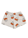 BOBO CHOSES WHITE SHORTS WITH PRINTS