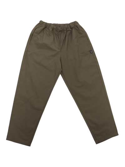 Msgm Kids' Military Green Parachute Trousers