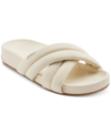 DKNY WOMEN'S INDRA CRISS CROSS STRAP FOOT BED SLIDE SANDALS, CREATED FOR MACY'S