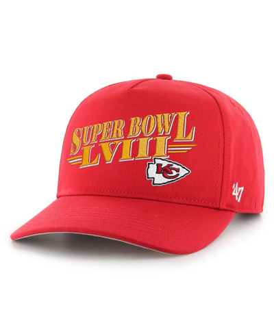 47 Brand Men's ' Red Kansas City Chiefs Super Bowl Lviii Hitch Adjustable Hat