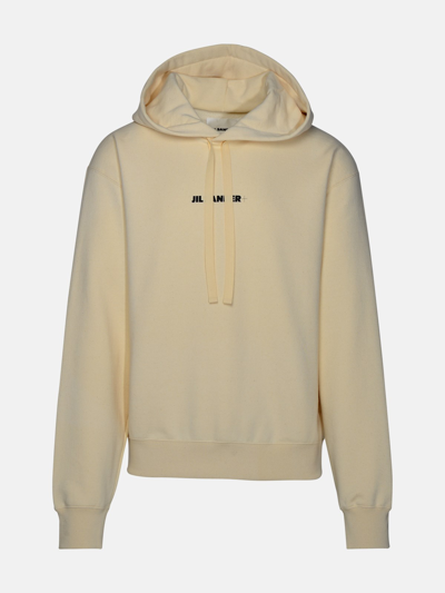 Jil Sander Beige Cotton Sweatshirt