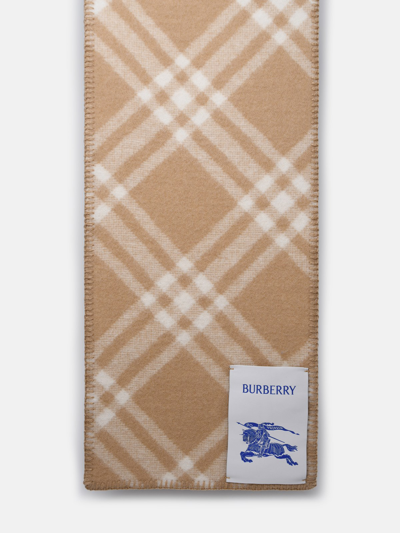 Burberry Beige Wool Scarf