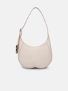 BURBERRY SMALL 'CHESS' IVORY LEATHER BAG
