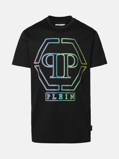 Philipp Plein Black Cotton T-shirt