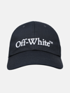 OFF-WHITE BLACK COTTON HAT