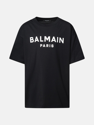 Balmain T-shirt Logo In Black