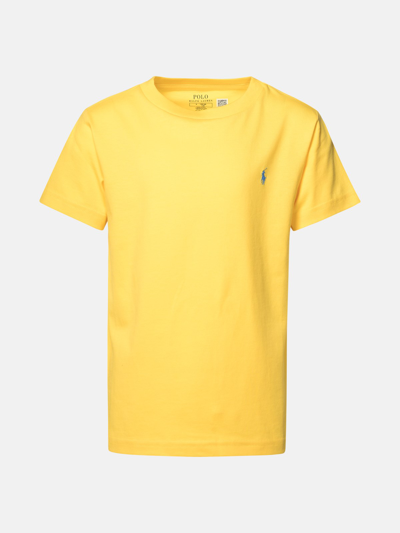 Polo Ralph Lauren Yellow Cotton T-shirt