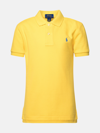 POLO RALPH LAUREN YELLOW COTTON POLO SHIRT