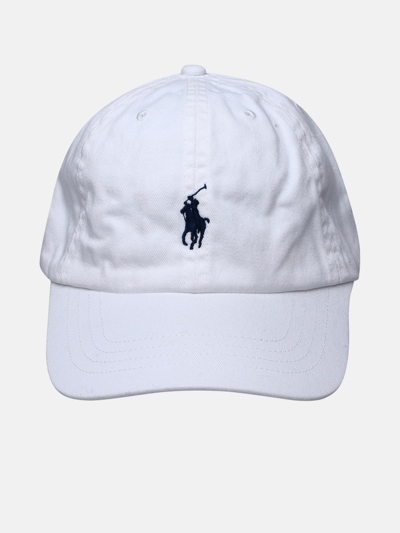 Polo Ralph Lauren White Cotton Cap