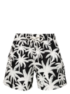 PALM ANGELS SWIMSUIT WITH PALM TREE PRINT