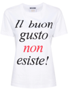 Moschino T-shirt With Print In White