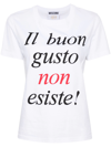 MOSCHINO T-SHIRT WITH PRINT