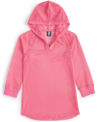 ID IDEOLOGY BIG GIRLS MESH LONG-SLEEVE HOODED COVER-UP, CREATED FOR MACY'S