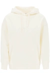 Autry Ecru Sweater With Drawstring Hood And Long Sleeves In Multicolor