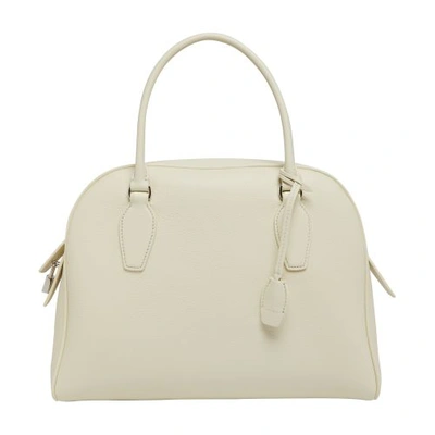 The Row India 12 Handbag In Ivory_pld