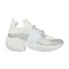 Roger Vivier Viv Run Strass Technical In B200_argento_b001_bianco_