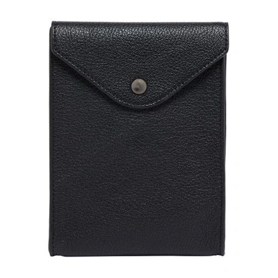 Lemaire Enveloppe With Strap In Black