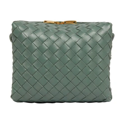 Bottega Veneta Camera Loop Bag Small Size In Green