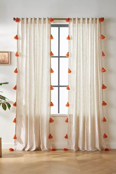 Anthropologie Mindra Stripe Curtain