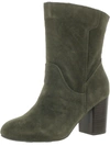 MIA COBAIN WOMENS SUEDE ANKLE BOOTIES