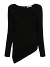 By Malene Birger Simone Asymmetric Blouse In Black