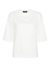 Fabiana Filippi Bead-detail Pocket T-shirt In White