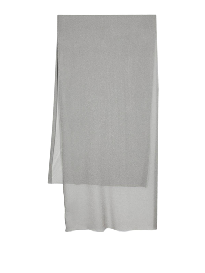 Fabiana Filippi Lurex Stole In Grey