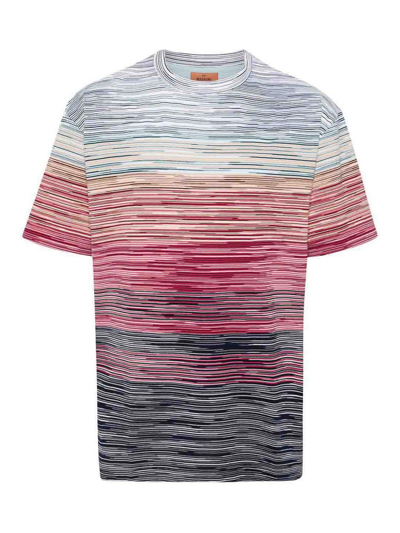 Missoni Cotton T-shirt In Multicolor