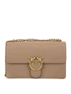 Pinko Classic Love One Simply Bag In Brown