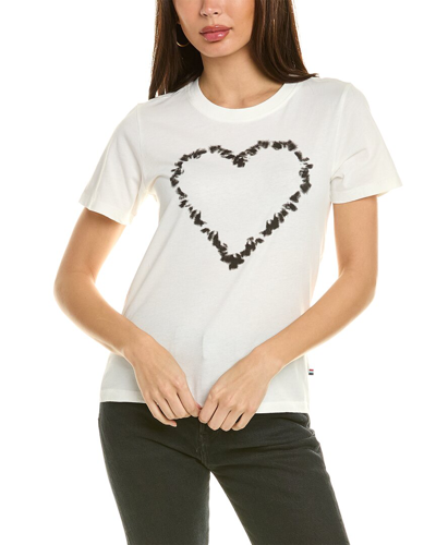 Sol Angeles White Out Heart T-shirt