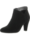 ERIC MICHAEL FOREST WOMENS FAUX SUEDE ROUND TOE ANKLE BOOTS