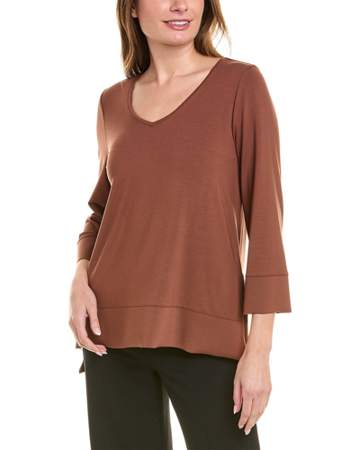 Joseph Ribkoff Top In Brown