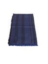 Foulard Oblong Sonia Rykiel En Soie Mousseline - Motif Fleuri Rouge & Ivoire