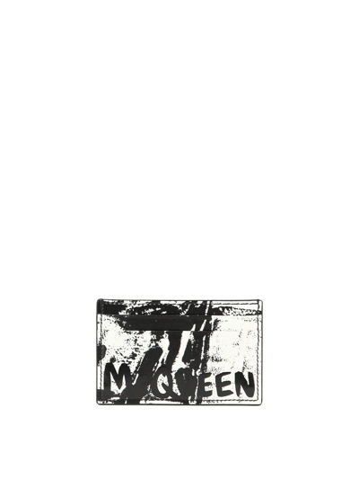 ALEXANDER MCQUEEN ALEXANDER MC QUEEN MC QUEEN GRAFFITI CARD HOLDER