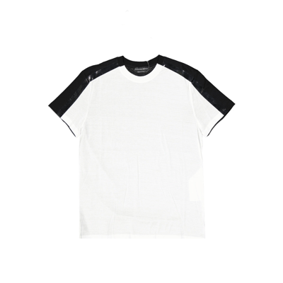 Alexander Mcqueen Colour Block T-shirt In White