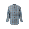 Ami Alexandre Mattiussi Long-sleeved Checkered Knitted Shirt