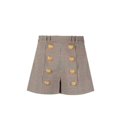 BALMAIN BALMAIN HOUNDSTOOTH SHORTS