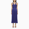 Costarellos Cavana Lurex Gerogette Midi Dress
