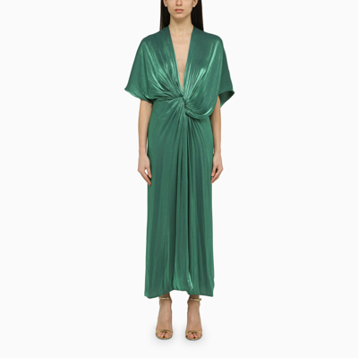 Costarellos Roana Green Midi Dress