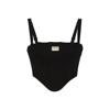 Dolce & Gabbana Square Collar Logo Sling In Black