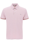 Etro Man Polo Shirt Mauve Size L Cotton