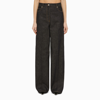 Ferragamo Wide Dark Denim Jeans