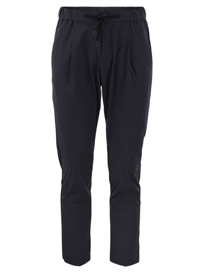 Herno Ultralight Laminar Trousers In Blue