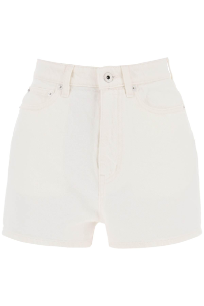 Kenzo Japanese Denim Shorts In White