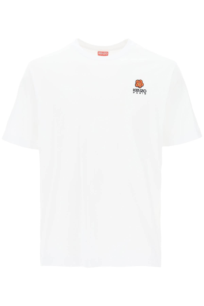 KENZO KENZO T SHIRT WITH BOKÈ FLOER PATCH