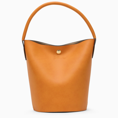 Longchamp S Épure Apricot Bucket Bag